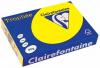 Clairefontaine gekleurd papier Trophée Intens - fluogeel
