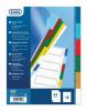 Elba personaliseeerbare tabbladen A4 uit PP met 6 gekleurde tabs
