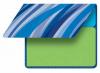 Avery Label Book blauwe golf, 2 blokken, 80 etiketten