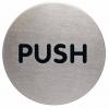 Durable pictogram "PUSH"