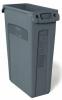 Rubbermaid afvalcontainer - vuilnisbak Slim Jim 87 liter grijs
