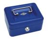 Wedo geldkoffer - geldkist 152x115x80 mm blauw