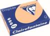 Clairefontaine gekleurd papier Trophée Pastel A4 160 g/m² abrikoos