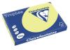 Clairefontaine gekleurd papier Trophée Pastel A3 120g/m² citroengeel - Pak van 2