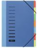 Durable sorteermap A4 7 tabs blauw 
