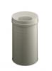 Durable afvalbak Safe+ met vlamdover rond 30 liter beige