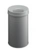 Durable afvalbak Safe+ met vlamdover rond 30 liter grijs