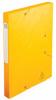 Exacompta elastobox Cartobox A4 uit karton geel - Rug van 25mm