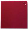 Naga magnetisch glasbord 45 x 45 cm rood