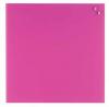Naga magnetisch glasbord 45 x 45 cm roze
