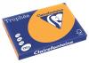 Clairefontaine gekleurd papier Trophée Pastel A3 120g/m² oranje - Pak van 250 ve