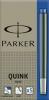Parker inktpatronen Quink permanent blauw