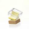 Post-it gerecycleerde Z-Notes dispenser met 12 gele Z-notes memoblokken 76 x 76 