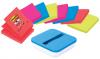 Post-it Z-Notes Dispenser 76x76 mm + 8x Neon Super Sticky Z-Notes