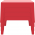 Box salontafel / bijzettafel rood (stapelbaar)