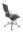 Torno directie bureaustoel met armleuningen in zwart leder