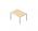 Schaffenburg bureautafel Domino 4-poots 120x90cm