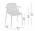 Isidora design stoel met armleggers