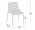 Isidora design stoel zonder armleggers