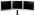 Newstar 3-dubbele monitorarm FPMA-D960D3 zwart
