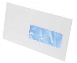Gallery enveloppen 114x229 mm met stripsluiting - Venster Rechts - Doos van 500 