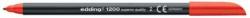 Edding viltstift e-1200 rood - 10 stuks