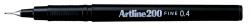Artline fineliner 200 zwart