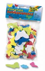 Folia mosgummi figuren bloemen en vlinders - Pak van 200 stuks