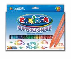 Carioca viltstift Dubbelpunter Birello Superwashable - 24 stiften