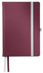 Leitz Notebook Style A5 geruit 5 mm granaatrood 