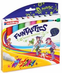 Edding Viltstift Magic Marker e-13 Funtastics - 10 stiften in kartonnen etui