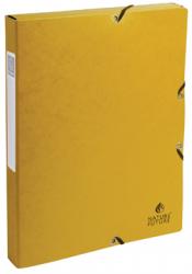 Exacompta elastobox Exabox A4 uit karton geel - Rug van 25 mm
