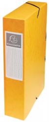 Exacompta elastobox Exabox A4 uit karton geel - Rug van 60 mm