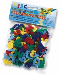 Folia vilt cijfers en letters - Zakje van 200 stuks 