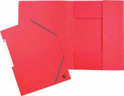 5Star elastomap A4 rood uit glanskarton