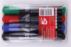 5Star permanent marker ass. kleuren - Schuine punt 1-4 mm