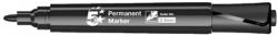 5Star permanent marker zwart - Ronde punt 2 mm