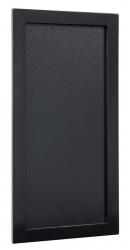 Securit Woody krijtbord formaat 20 x 40 cm zwarte kader 