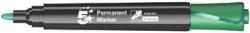 5Star permanent marker groen - Ronde punt 2 mm