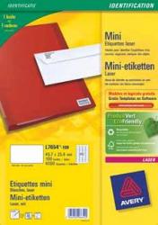 Avery mini-etiketten 45.7x25.4mm