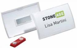 Durable badge met magneet Click Fold 40x75 mm