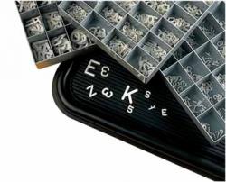 Lega lettertekens Rondo 12mm
