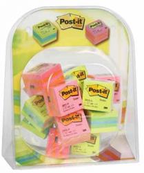 Post-it® Mini kubussen 51 x 51 mm ass. kleuren