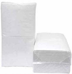 Servetten 33x31cm wit 1-laags  