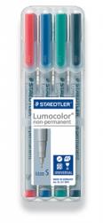 Staedtler OHP-marker Lumocolor Non-Permanent 311WP4 geassorteerde kleuren