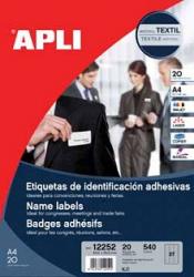 Apli zelfklevende badge 63,5x29,6mm