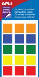 Apli verwijderbare etiketten ass. kleuren
