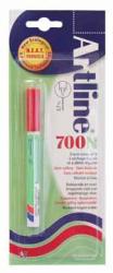 Artline permanent marker 700N rood op blister 