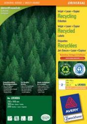 Avery gerecycleerde etiketten 38x21mm