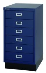 Bisley meerladenkast A3 met 6 laden oxfordblauw